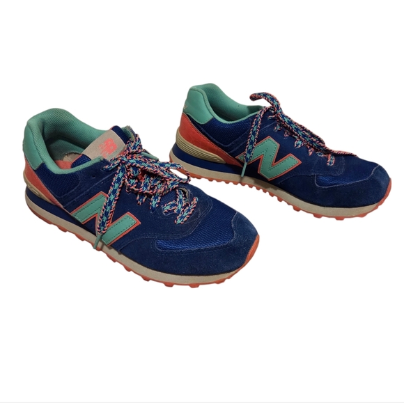 New Balance Shoes - New Balance 574 Blue Candy Sneakers Shoes Colorful‎ Women's 9.5 Lace Up Trainers